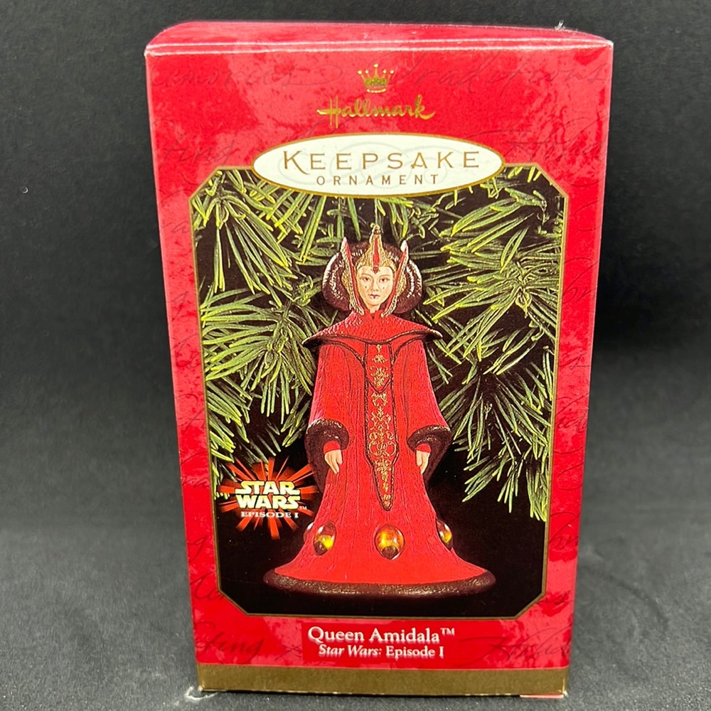 3/$25 Hallmark keepsake ornament Queen Amidala Star Wars episode 1